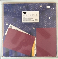 CREATIVE MEMORIES HANUKKAH additions Paper 12X12” NIP 14 Piece Kit Power Pallete