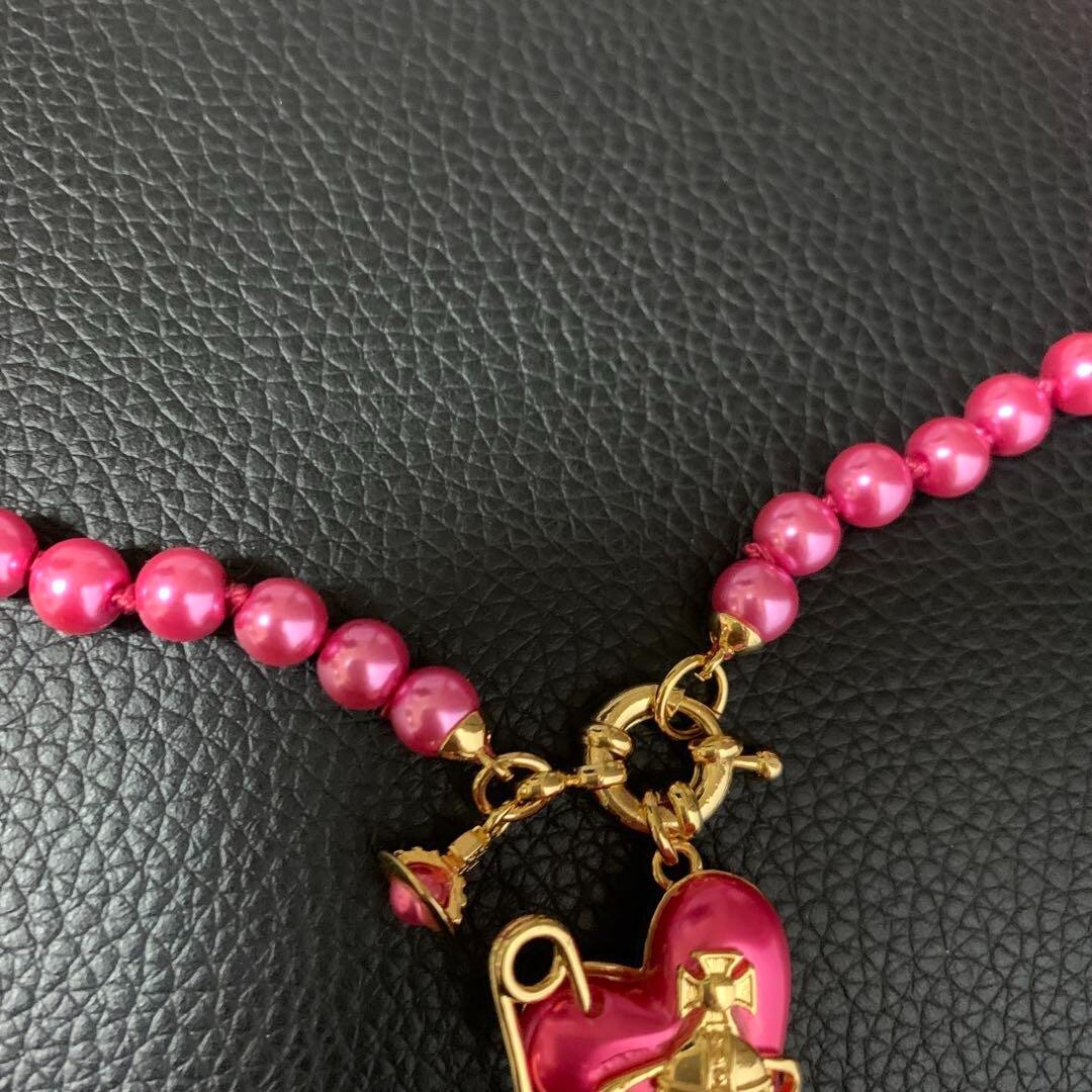 Vivienne Westwood ORIETTA パールネックレス　ピンク Vivienne Westwood ORIETTA パールネックレス ピンク - メルカリ