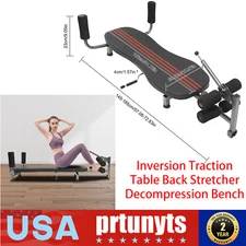 Inversion Traction Table Back Stretcher Decompression Bench for Back Pain Relief