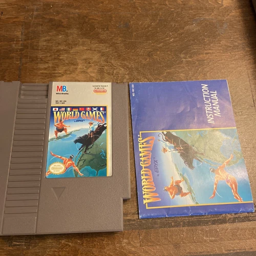 World Games w/Manual NES Nintendo