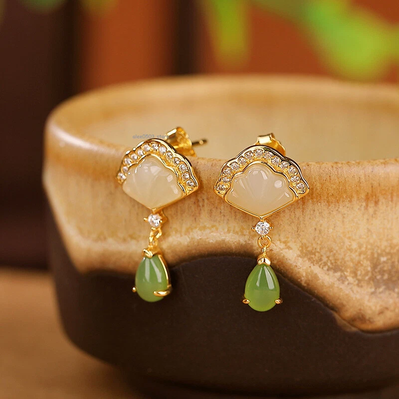 Jade and jasper best sale earrings