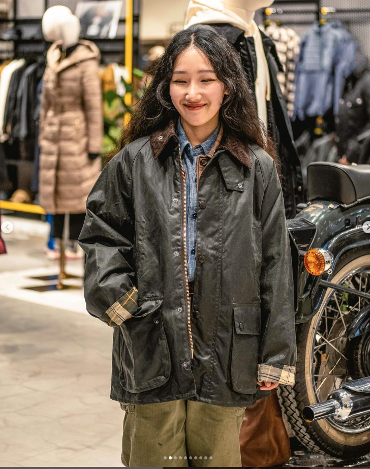 For the LADY ~ SAGE ~ Beaufort Waxed Jacket BARBOUR MSRP$495 For the LADY ~ SAGE ~ Beaufort Waxed Jacket BARBOUR MSRP$495