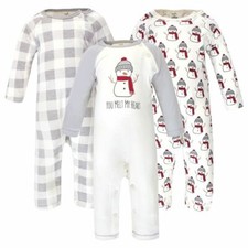 Touched By Nature Coton Bio Salopette Et Union Costumes, Bonhomme 3-Pack