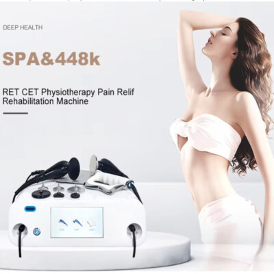 3 in 1 Indiba 448KHz Tecar Machine CET RET Therapy Skin Facial Care Body Massage