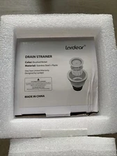 Lordear Drain Strainer Brushed Nickel Stainless Steel Kitchen Sink Plumbing NEW
