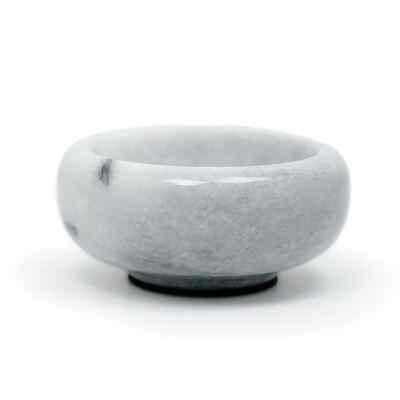 White Marble Elegant Design Herb Salt Bowls Kitchen And Dining Decor collectible