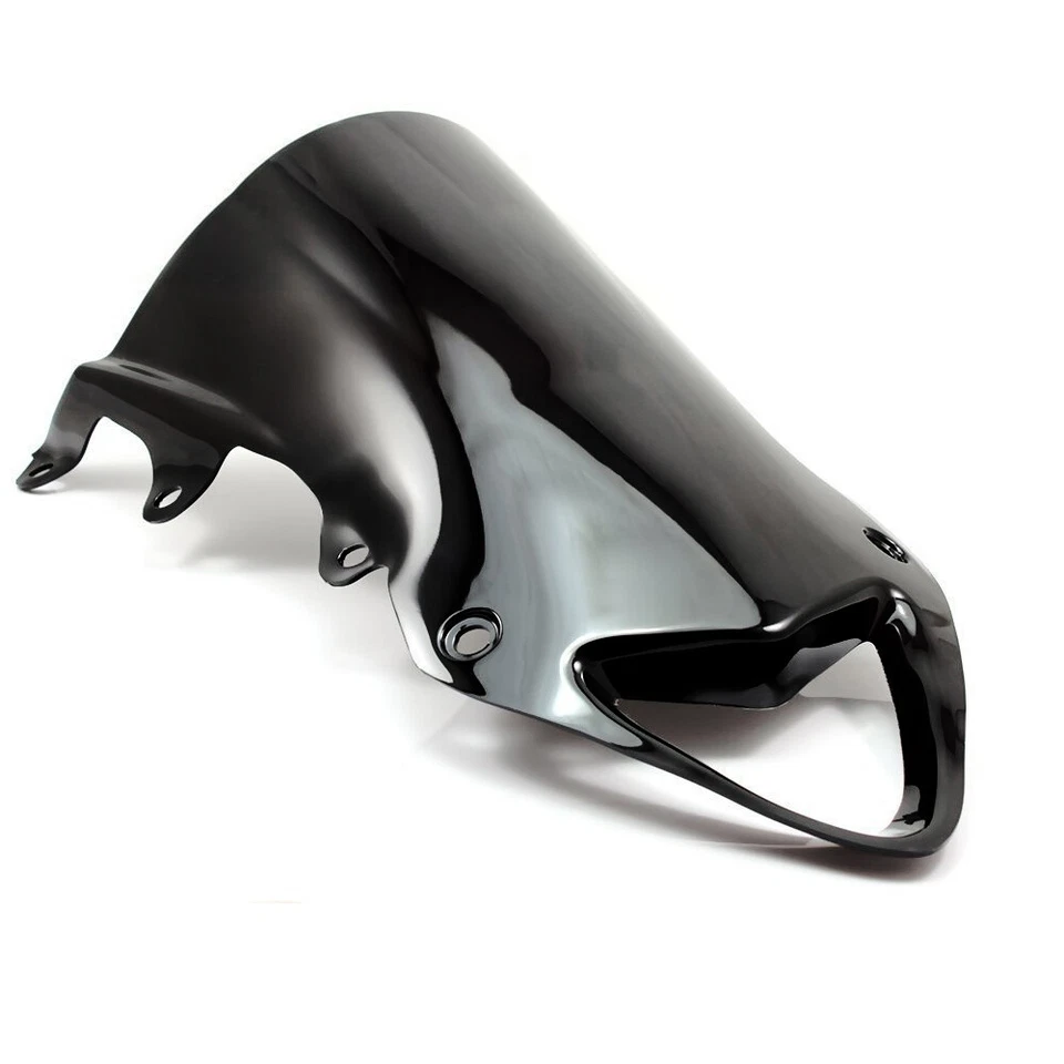 For BMW S1000RR 2009-2014 2013 Black Double Bubble Windscreen Windshield ABS Foto 2 de 4