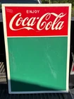 VINTAGE - Enjoy Coca-Cola - Metal Chalkboard Sign - MCA678 - 28 X 20
