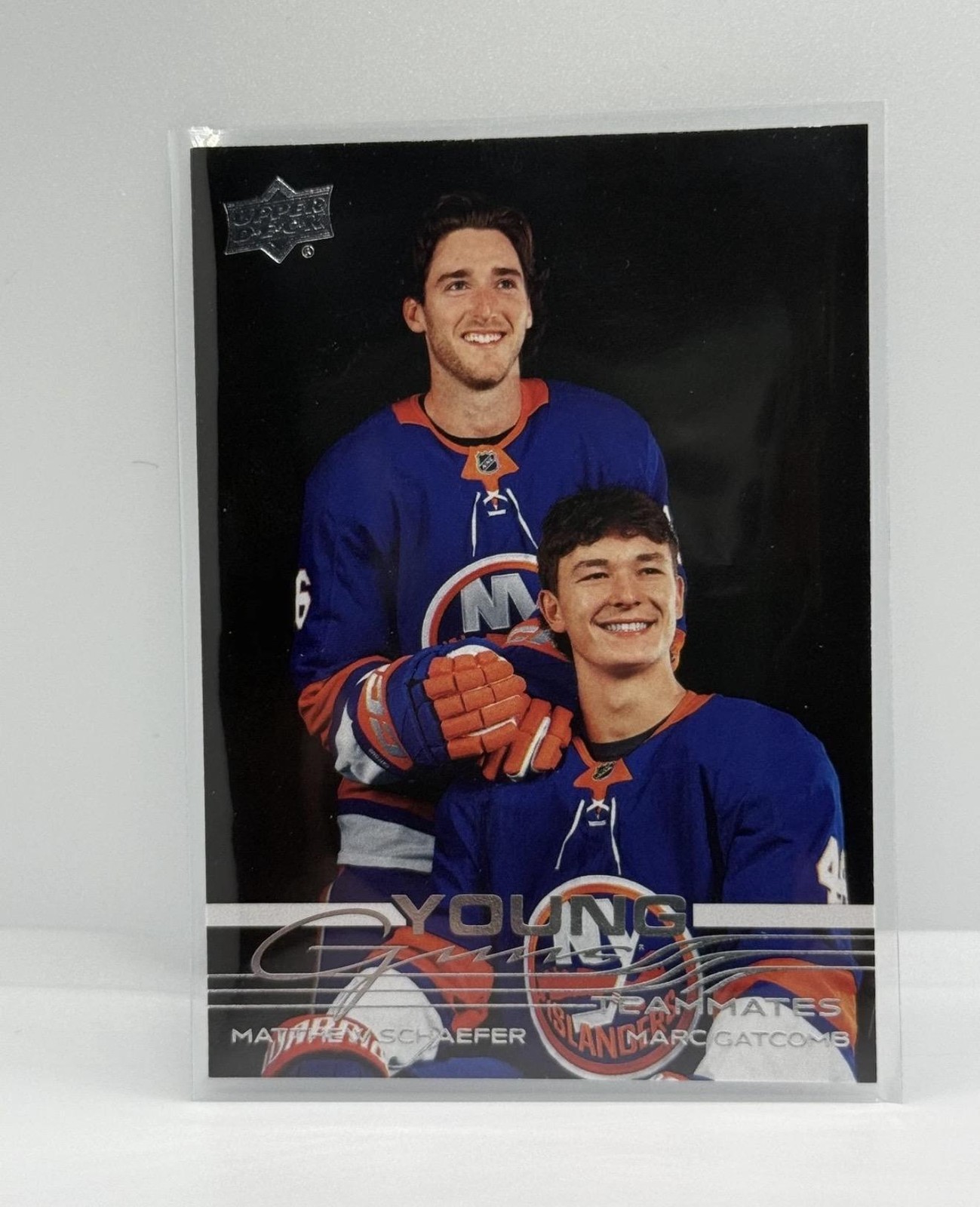 Matthew Schaefer/Marc Gatcomb #499 Hockey Cards 2025 Upper Deck Series 2 trading card — raw and PSA graded price guide
