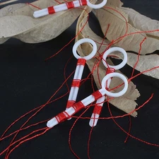 50pc Cotton Thread Bobber Looper Slip Knot Looper Fishing Bobber Float Stop Knot