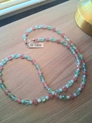 Jay King Fine Mines Sterling Silver Multicolor Quartz 32'' Necklace