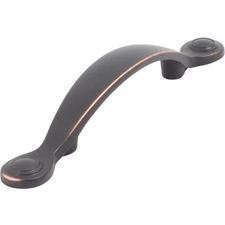 Charlotte Cabinet Pull, 3 Inches, Vintage Bronze by Stone Harbor Hardware