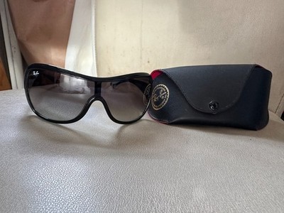 NEU Sonnenbrille Ray Ban Rayban schwarz black + Etui + Brillenputztuch