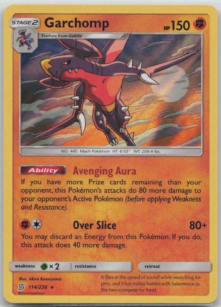 Garchomp 114/236 SM - Unified Minds NM English Pokemon