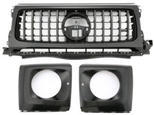 ? GRILL K&Uuml;HLERGRILL F&Uuml;R MERCEDES G-KLASSE W465 PANAMERICANA AMG SCHWARZ 2024+