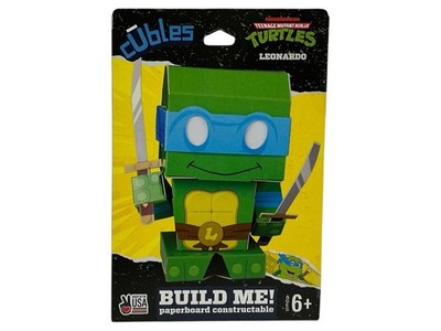 Cubles Teenage Mutant Ninja Turtles 3D Buildable Toy  Leonardo New