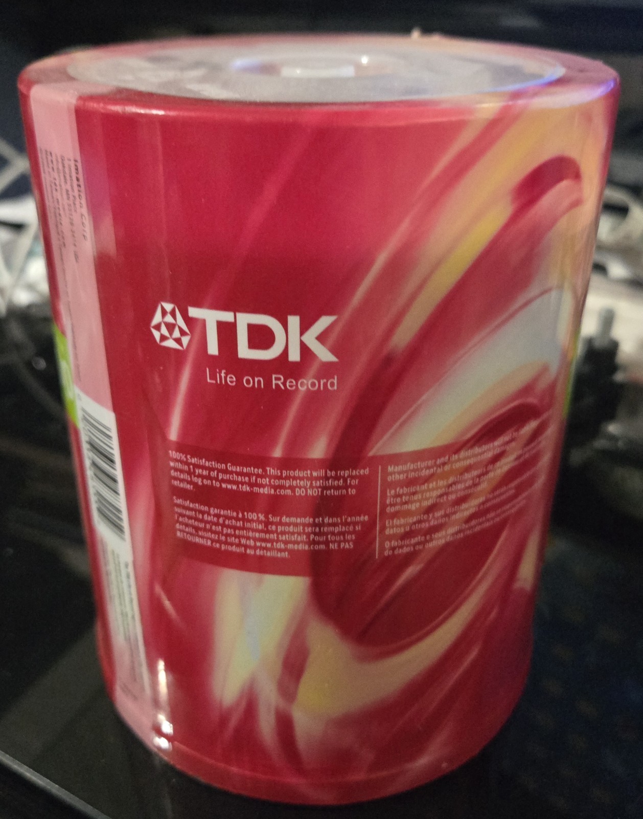 TDK CD-R 100 Pack 52x 80min 700MB Blank Recordable Media Spindle New Sealed