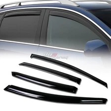 FOR 12-16 FORD FOCUS MK3 SMOKE TINT WINDOW VISOR SHADE/VENT WIND/RAIN DEFLECTOR
