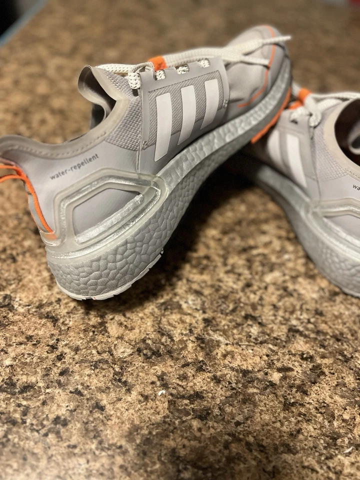 Adidas UltraBoost Winter.Rdy 'Grey/Orange EG9800(Men’s Size 9.5)Reflective Trim - Image 3 of 4