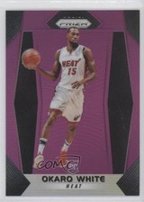 2017-18 Panini Prizm Purple Prizm 75/75 Okaro White #52 05q7