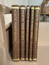 McGuffeys Eclectic Reader Lot Set Of 5 - Mott...