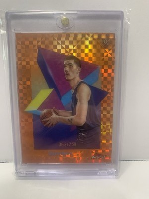 Topps Finest 2024-25 Zach Edey RC Gold #48 063/250 Memphis Grizzlies