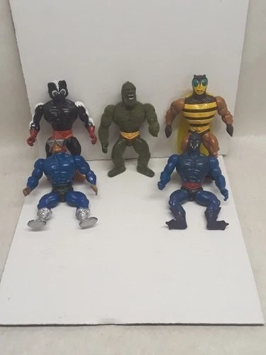 Vintage Lot Of 5 He-Man MOTU Masters of the Universe Action Figures