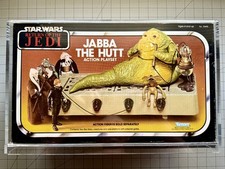 Jabba the Hutt 1983 STAR WARS Vintage Kenner SEALED UNOPENED w/ CGA Acrylic Case