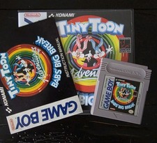 Tiny Toon Adventures: Babs' Big Break (Nintendo Game Boy, 1992) Manual And Case