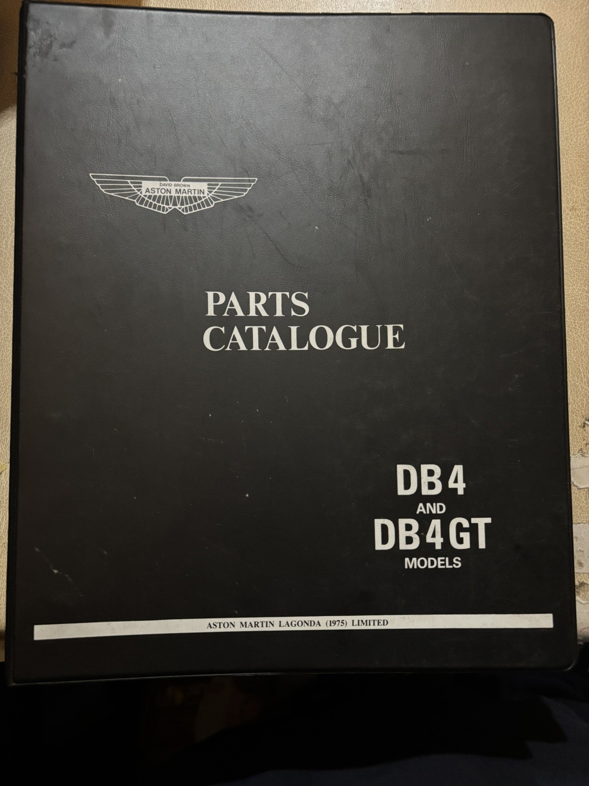 Aston Martin DB4 / DB4GT Spare Parts Catalogue