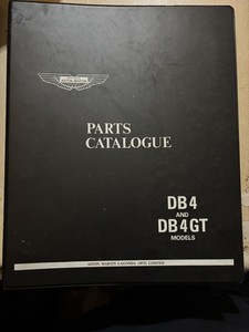 Aston Martin DB4 / DB4GT Ersatzteilkatalog
