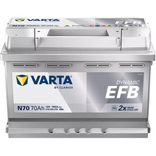 Batterie de voiture VARTA 70Ah/760A  RENAULT CLIO 1.5 dCi 90