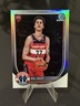 2025-26 Bowman Basketball Chrome Red Rookie Variation BRR-21 Will Riley, Wizards