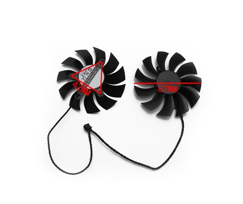 Pair Fans Cooling Fan For EVGA GTX 1080 1070 1060 GTX1060 GTX1070 GTX1080 VGA - Afbeelding 4 van 5
