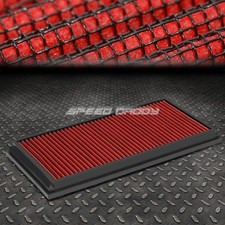 FOR 03-17 CAYENNE 3.0-4.8 RED REUSABLE&WASHABLE HIGH FLOW DROP IN AIR FILTER