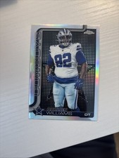 2025 Topps Chrome Quinnen Williams #72 Lightboard Logo Refractor SSP Cowboys