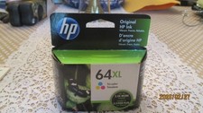 New In Box Sealed HP 64XL Color Ink Cartridge New Genuine Exp. 2023