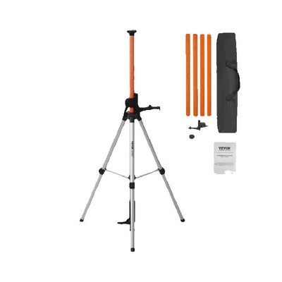 SucceBuy Laser Level Tripod 1/4''-20 & 5/8''-11 Thread Mount 40.94-133.85in Hei...