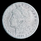 1884 Morgan Silver Dollar