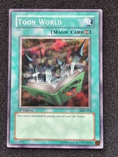 VLP YUGIOH TOON WORLD 1st Edition Super Rare Holo MRL-076