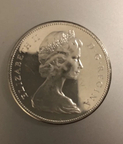 1967 Canada Canadian Silver Dollar Flying Goose Brilliant Uncirculated .60 oz.