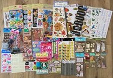 Lot of 44 New Packs Stickers 7 Crafter's Square 11 Jolee's 4 Disney 22 Misc.