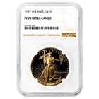 1987-W American Gold Eagle 1 oz Proof — photo from another recent sale