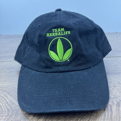 Team Herbalife Hat Black Champion Brand Adjustable Hat Black Adult Size Hat