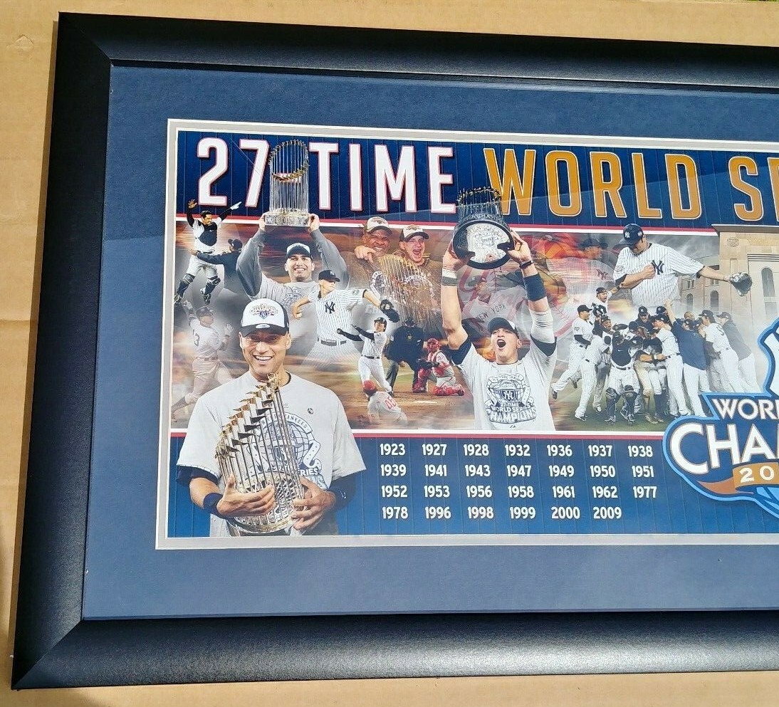 ヤンキース　集合写真 2009 New York Yankees World Series Champions Photoramics