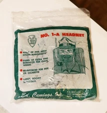 Flint Arrow Head Fishing Hunting  Head Net Model 1-A w Clear Panel NOS