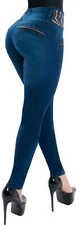 Butt Lifter Womens Jeans High Waist Push Up Pantalones Levanta Cola Colombianos