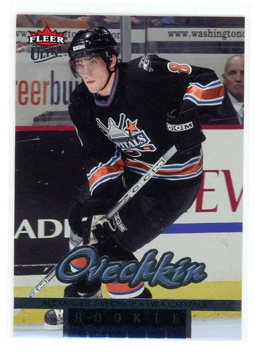 2005-06 FLEER ULTRA #252 ROOKIE CARD RC ALEXANDER OVECHKIN - GOAL G.O.A.T !!!