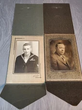 2 Vtg Found Photos,  Salior, Older Man