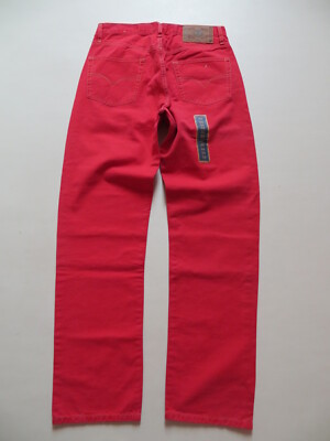 Diesel CHEYENNE Jeans Hose W 33 /L 33 Rot, NEU ! Old School Red Coloured Denim !